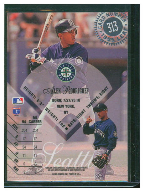 1995 Donruss Baseball Alex Rodriguez 313
