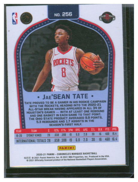 2021 Chronicles Basketball Marquee 256 Jae'Sean Tate