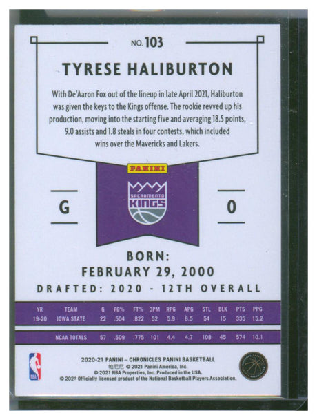 2021 Chronicles Basketball 103 Tyrese Haliburton