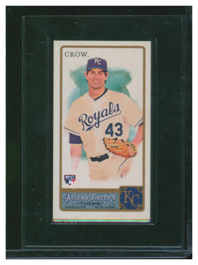 2011 Topps Allen and Ginter Baseball Aaron Crow 177