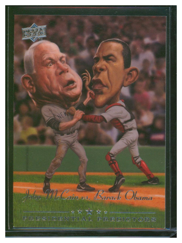 2008 Upper Deck Baseball John McCain vs Barack Obama PP-11