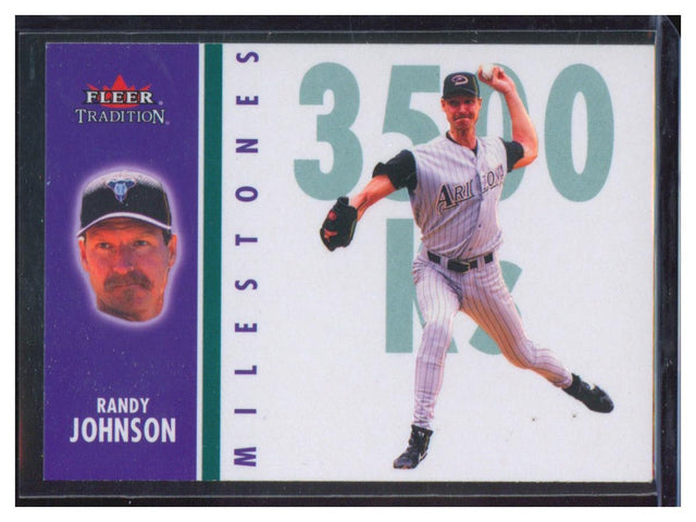 2003 Fleer Tradition Baseball Randy Johnson 11 of 25 MS