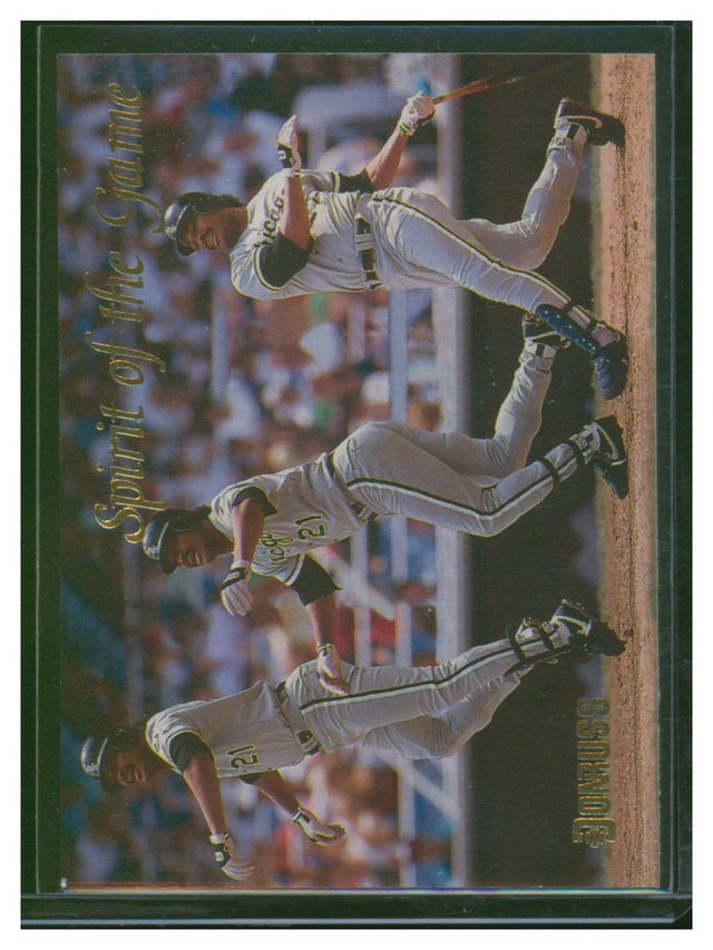 1992 Leaf Baseball Barry Bonds and Frank Thomas 6