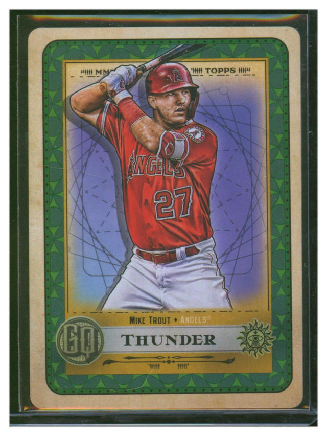 2019 Topps Gypsy Queen Baseball Mike Trout TOTD5