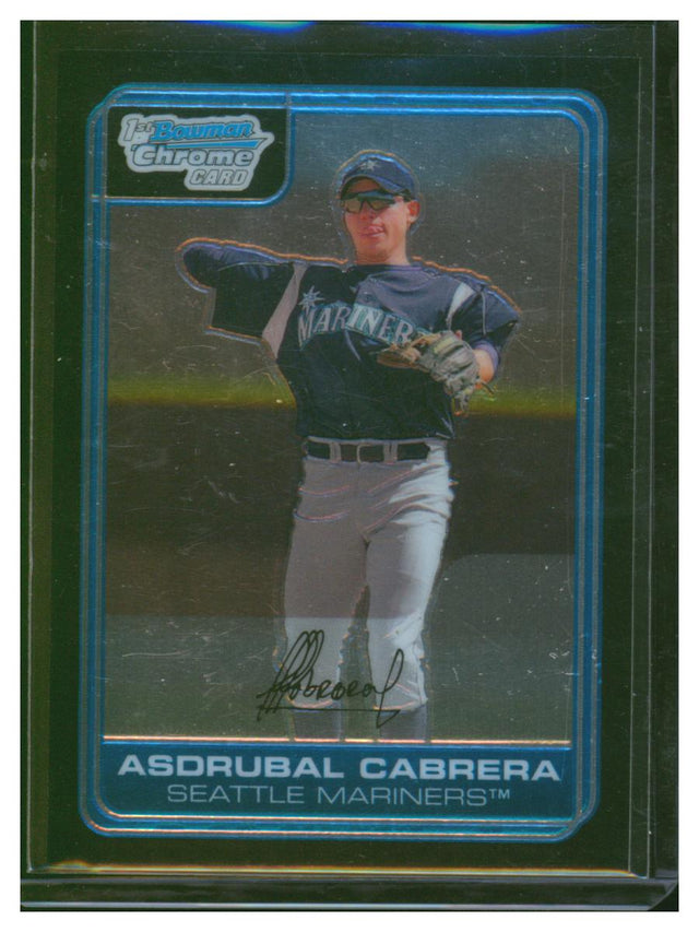 2006 Bowman 1st Chrome Baseball Asdrubal Cabrera BC87