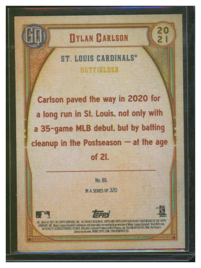 2021 Topps Gypsy Queen Baseball Dylan Carlson 85