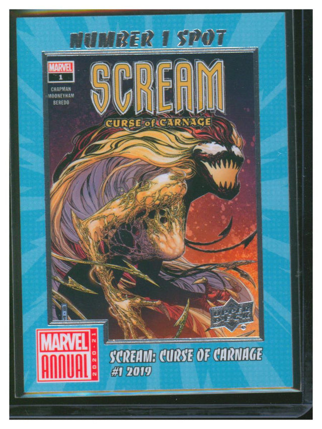 2021 Upper Deck Marvel Number 1 Spot Scream: Curse of Carnage N1S-8