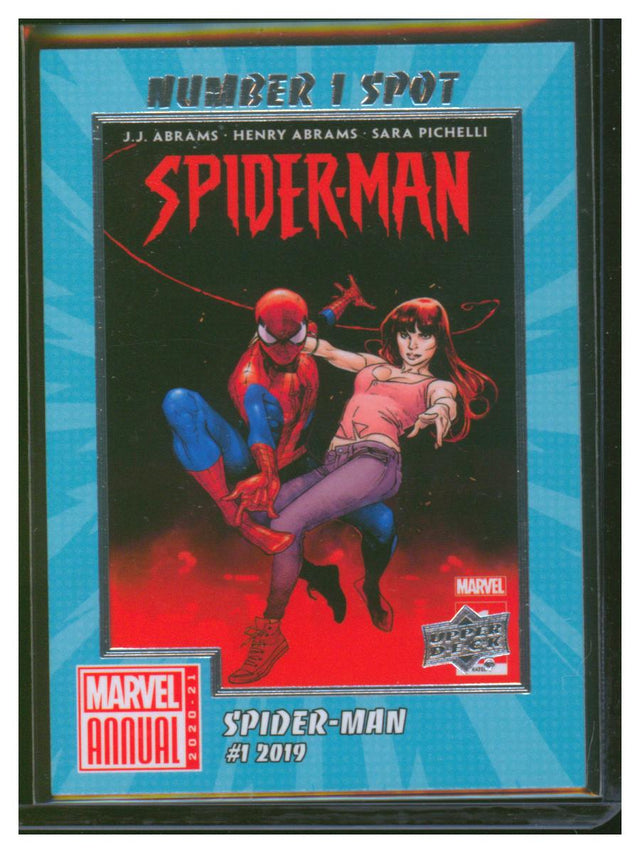 2021 Upper Deck Marvel Number 1 Spot Spider-Man N1S-12