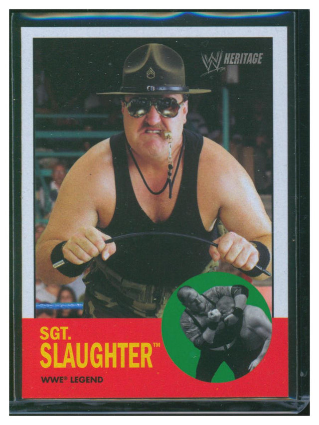 2006 Topps WWE Magazine Promo SGT Slaughter W9