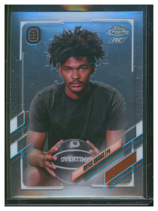 2021 Topps Chrome Basketball OTE Bryce Griggs 45 NOT BLUE