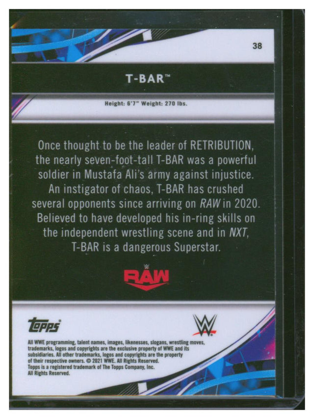 2021 Topps Finest WWE T-Bar 38
