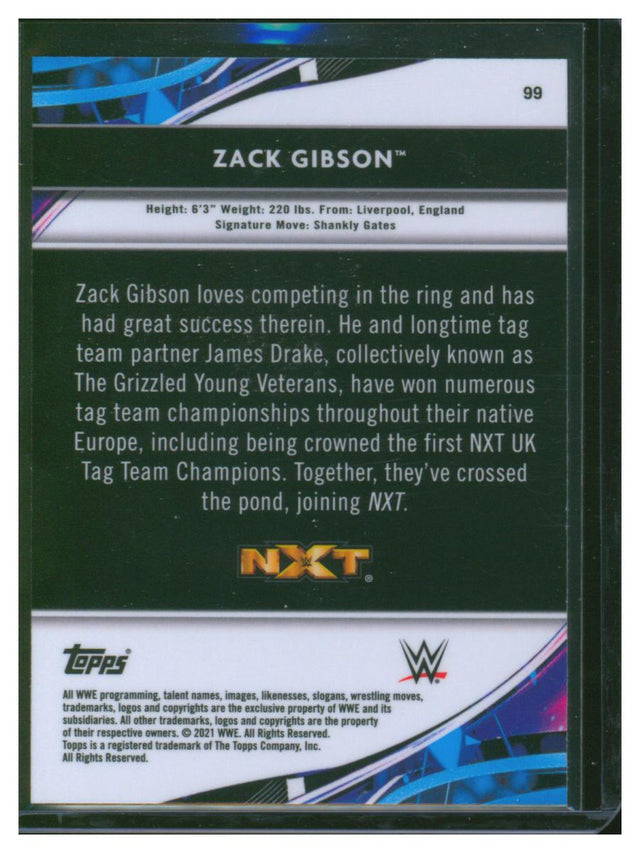 2021 Topps Finest WWE Zack Gibson 99