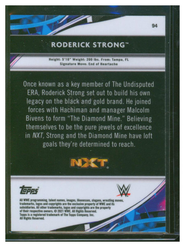 2021 Topps Finest WWE Roderick Strong 94