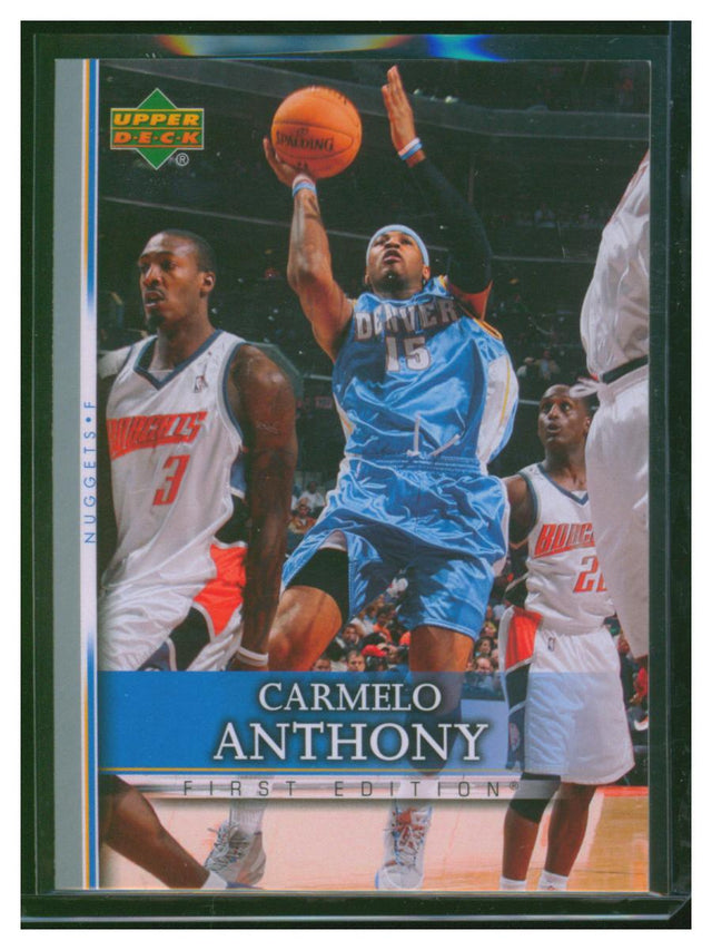 2007 Upper Deck Basketball First Edition Carmelo Anthony 181