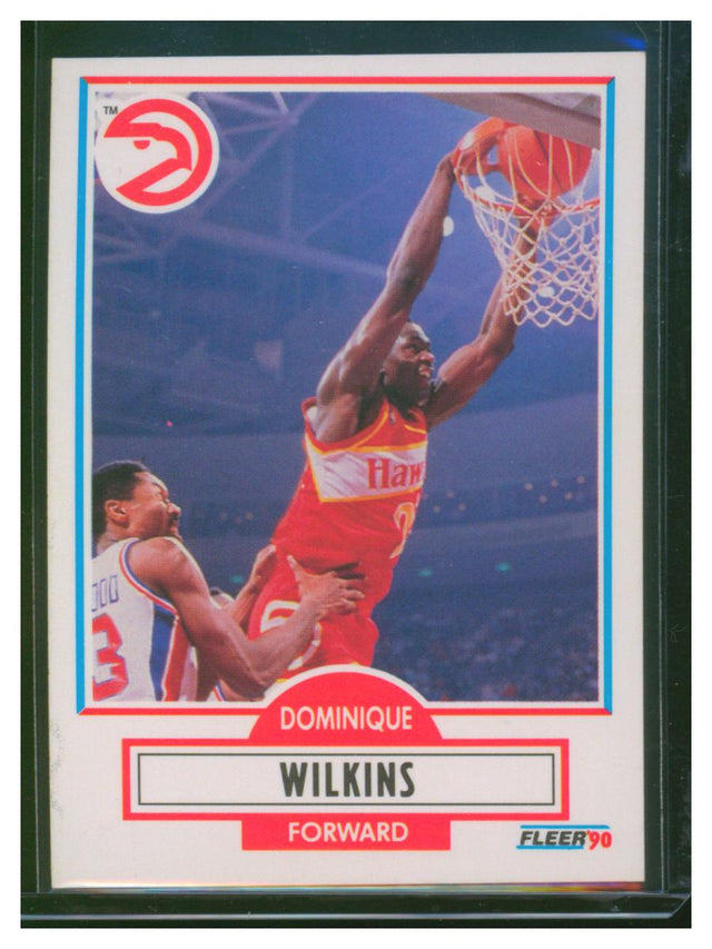 1990 Fleer Basketball Dominique Wilkins 6