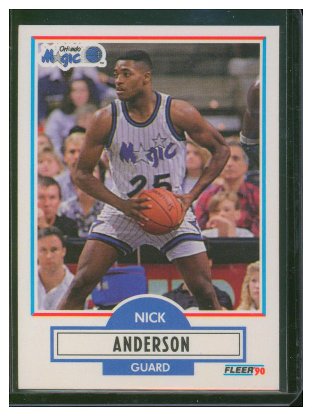 1990 Fleer Basketball Nick Anderson 132