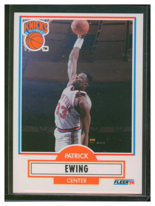 1990 Fleer Basketball Patrick Ewing 125