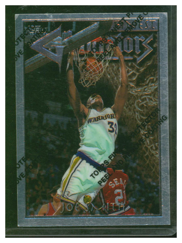 1996 Topps Finest Basketball Gladiators Joe Smith 115
