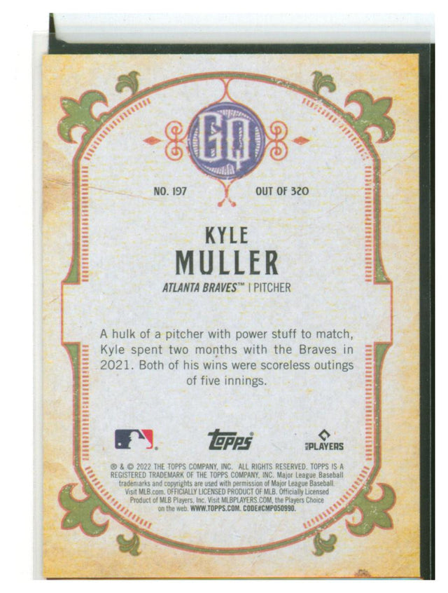 2022  Gypsy Queen Baseball 197 Kyle Muller