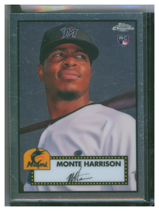 2021 Topps Chrome Platinum Baseball 52 Monte Harrison
