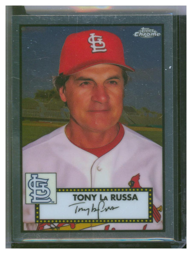 2021 Topps Chrome Platinum Baseball 649 Tony La Russa